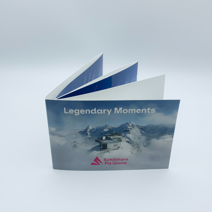  Carte panoramique Schilthorn – Piz Gloria « Legendary Moments »